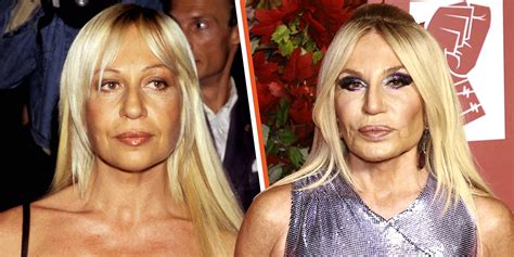 donatella versace dress as a weapon|Donatella Versace then and now.